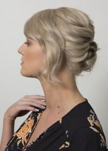 Rachel hall twisted bun