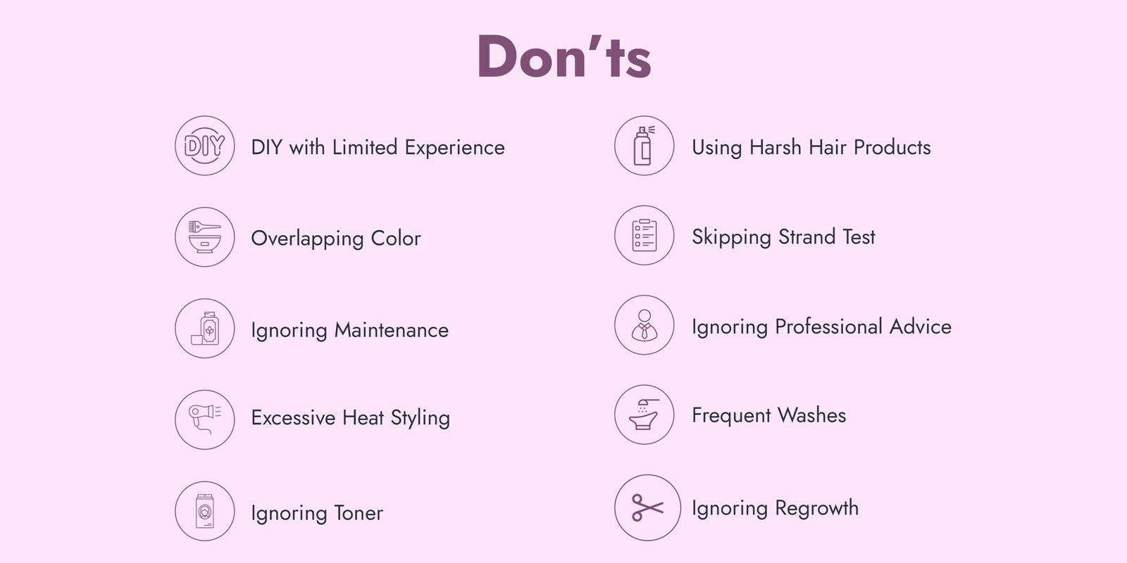 Don'ts of Blonde Balayage